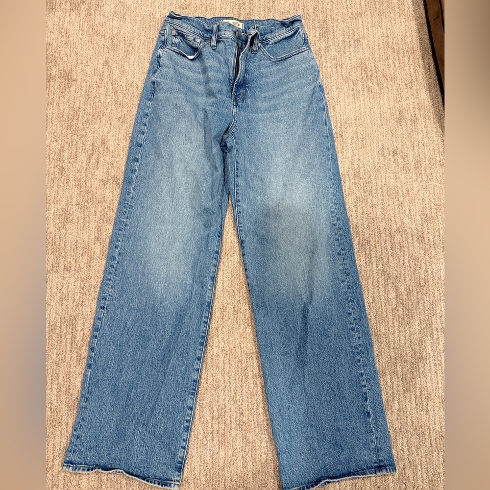Madewell Perfect Vintage Wide-Leg Tall 28 Jean in Enmore Wash - Like New
